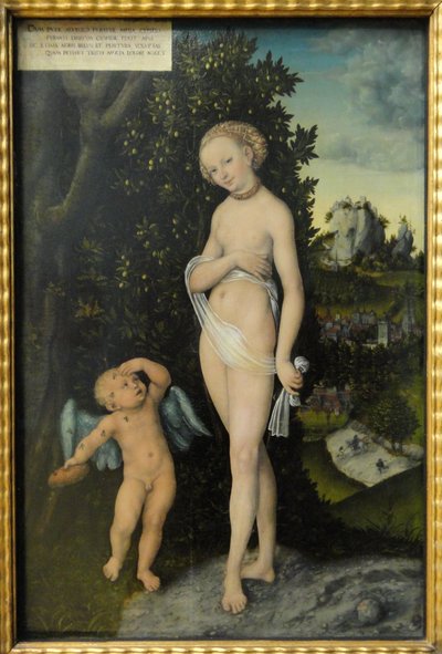 Venus and Cupid, the Honey Thief by Lucas Cranach the Elder
